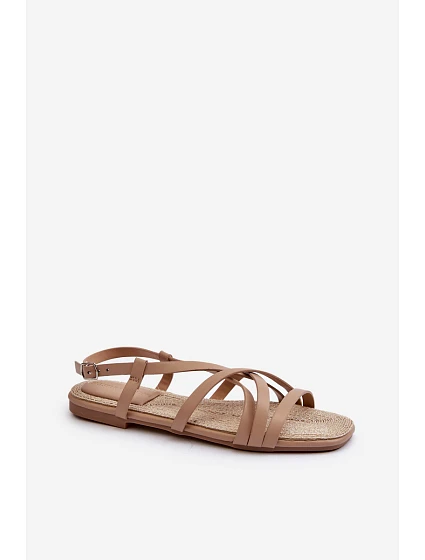 Ploché dámské sandály Big Star model 21653709 Beige - Big Star Shoes