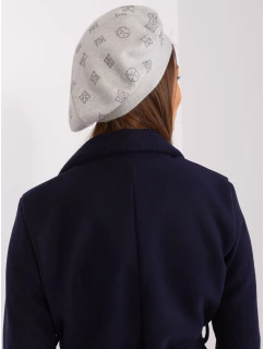 Czapka AT CZ model 19309419 jasny szary - FPrice