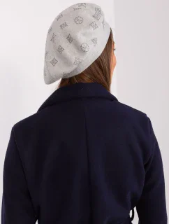 Czapka AT CZ model 19309419 jasny szary - FPrice