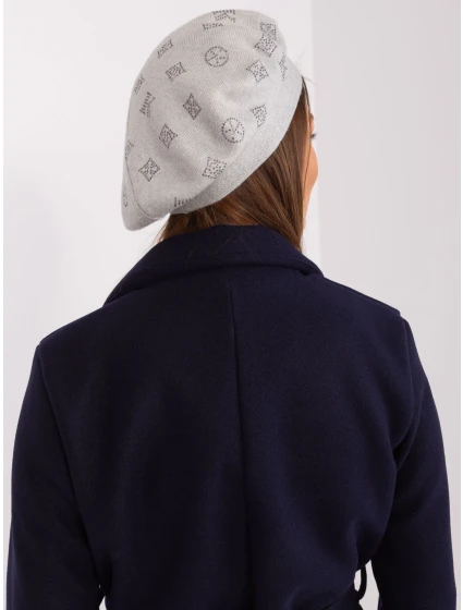 Czapka AT CZ model 19309419 jasny szary - FPrice Czapka AT CZ model 19309419 jasny szary - FPrice