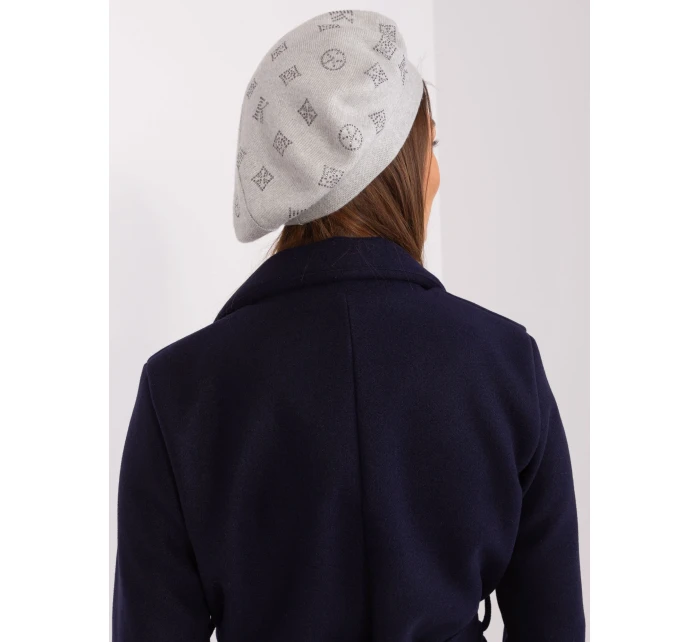 Czapka AT CZ model 19309419 jasny szary - FPrice Czapka AT CZ model 19309419 jasny szary - FPrice