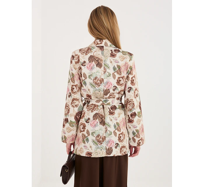 Marynarka IT MA model 22102632 brązowy - FPrice Marynarka IT MA model 22102632 brązowy - FPrice