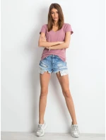 Tričko RV TS 4837.28P tmavě růžová