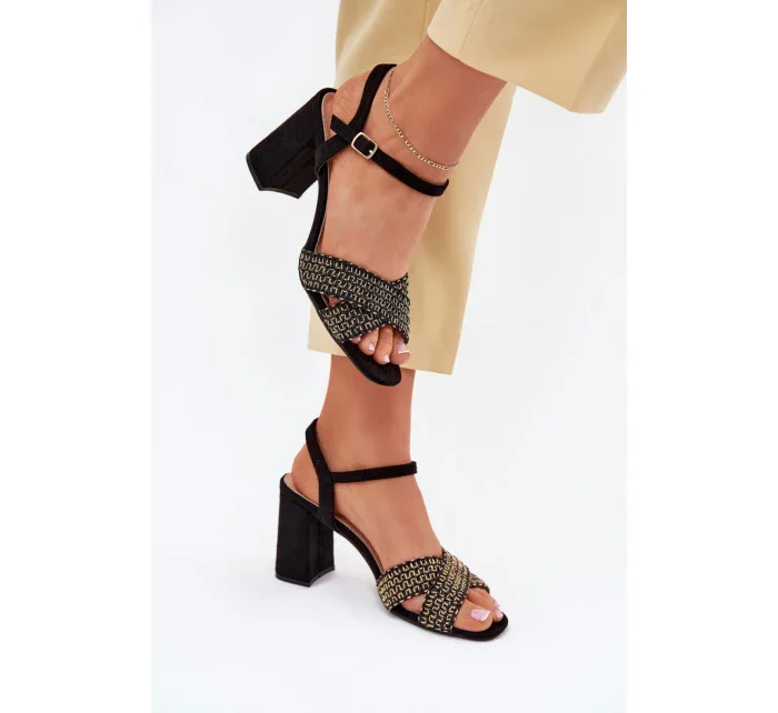 Sandály na podpatku  model 214687 Step in style