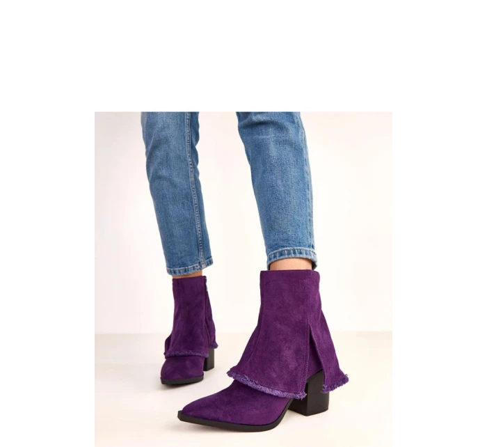 Boty na podpatku model 220269 Solea Boty na podpatku model 220269 Solea