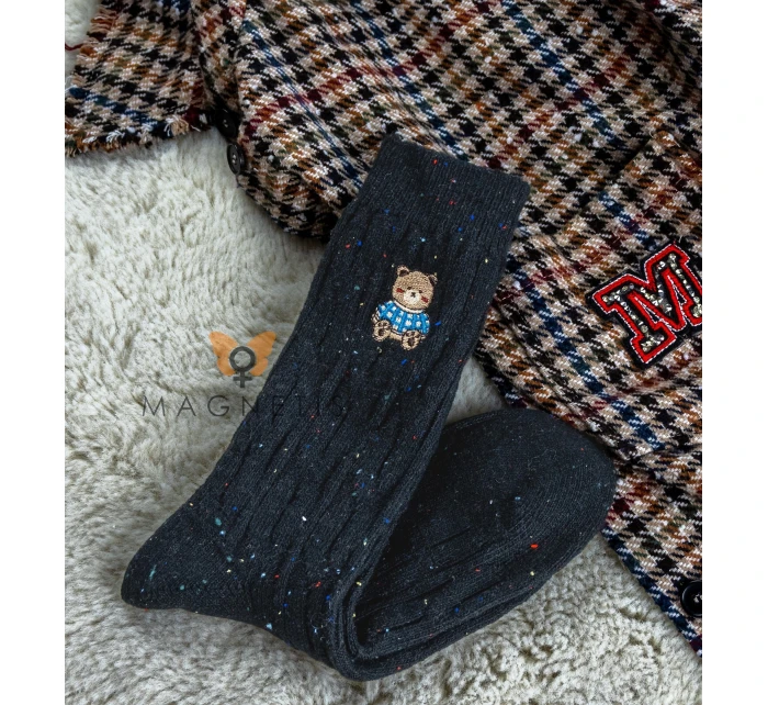 ponožky model 21318598 Medvídek melanžový - Magnetis