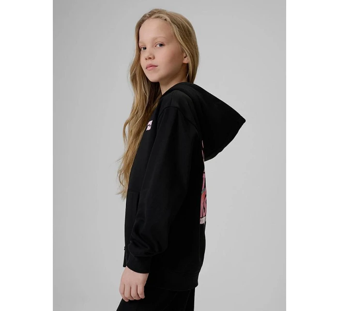 Dívčí volná mikina s kapucí 4F 4FJRSS26TSWSF2902-20S Dívčí volná mikina s kapucí 4F 4FJRSS26TSWSF2902-20S