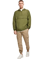 Build your Brand BY 096 Větrovka s 1/4 zipem 56.0096 olive Build your Brand BY 096 Větrovka s 1/4 zipem 56.0096 olive