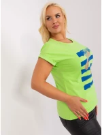 Bluzka RV BZ model 19915310 limonkowy - FPrice Bluzka RV BZ model 19915310 limonkowy - FPrice