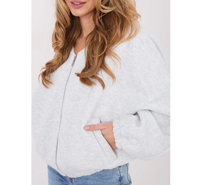 WT BL mikina A1455.87 světle šedá