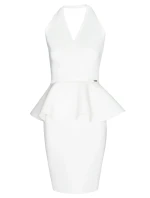 Baskické šaty M368 ecru - Figl Baskické šaty M368 ecru - Figl