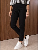 Jeansy damskie mom fit z wysokim stanem czarne FashionStreet UY3243 Jeansy damskie mom fit z wysokim stanem czarne FashionStreet UY3243