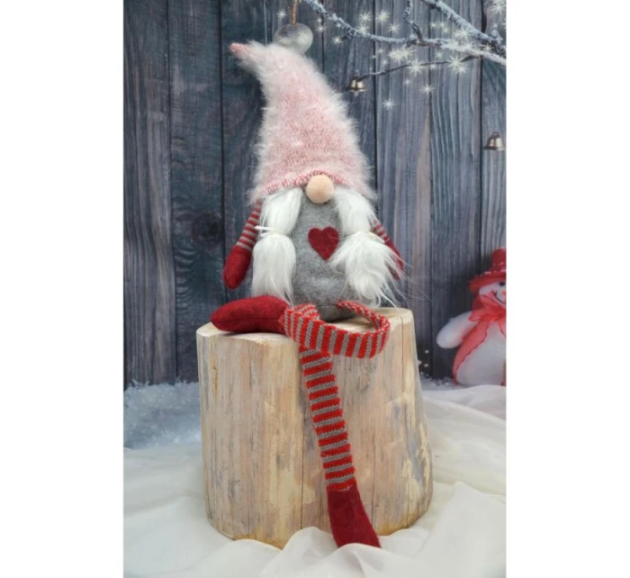 DÁMA TRPASLÍK S HUŇATÝM KLOBOUKEM 45+36CM