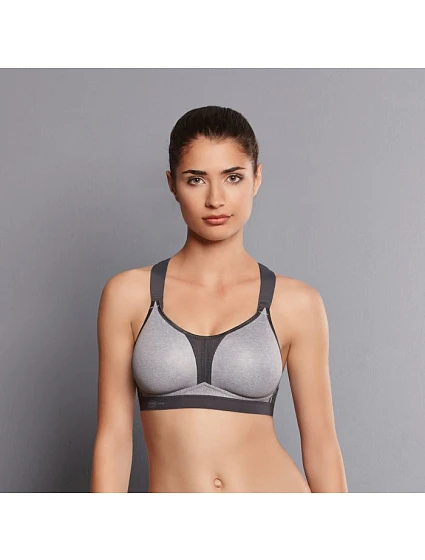 dynamiX star sportovní podprsenka X-Back 5537 heather grey - Active dynamiX star sportovní podprsenka X-Back 5537 heather grey - Active