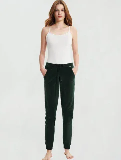 Sametové kalhoty s vysokým pasem model 20515761 - Vamp