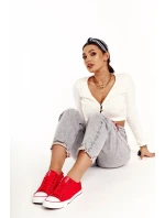 Dámské Klasické Nízké Tenisky Big Star DD274339 Červené Dámské Klasické Nízké Tenisky Big Star DD274339 Červené