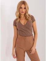 T shirt RV TS model 19394602 brązowy - FPrice