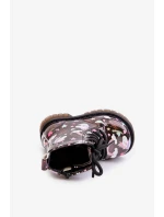 Dětské Zateplené Kotníkové Boty s Zipem Jednorožci Černé Tiptop Dětské Zateplené Kotníkové Boty s Zipem Jednorožci Černé Tiptop