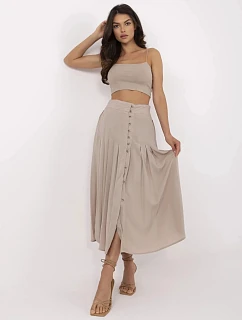 Dámská sukně model 22084618 béžová Sublevel - FPrice