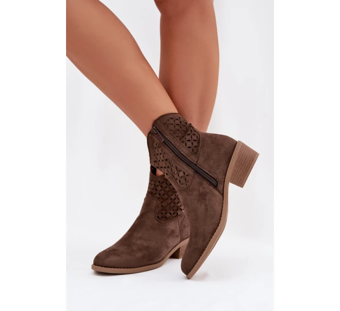 Boty na podpatku  model 224707 Step in style