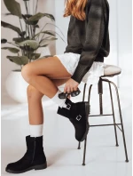Dámské černé boty FashionStreet ZY1218 Dámské černé boty FashionStreet ZY1218