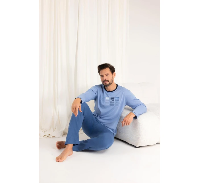 Pyžamo Regina 487dł/r 2XL-3XL Z25/26 pánské Pyžamo Regina 487dł/r 2XL-3XL Z25/26 pánské