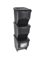 KOŠ 22 L SADA 3 KS ANTRACITOVÝ KOŠ 22 L SADA 3 KS ANTRACITOVÝ