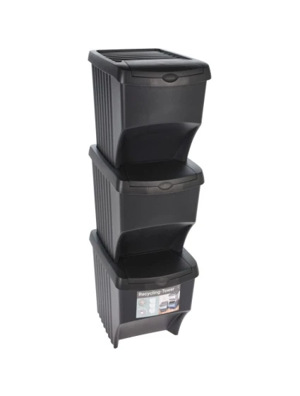 KOŠ 22 L SADA 3 KS ANTRACITOVÝ KOŠ 22 L SADA 3 KS ANTRACITOVÝ