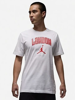 Pánské tričko Air Jordan London City Jumpman White - HQ0398-100