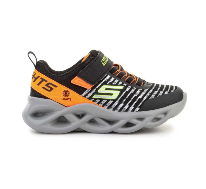Boty Skechers S Lights Jr 401650L-BKOR
