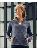 Promodoro 7725 Dámská pletená fleecová bunda 40.7725 heather red