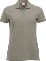 Clique Classic Marion S/S Dámské piqué polo z těžké bavlny 67.8246 silver