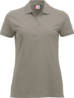 Clique Classic Marion S/S Dámské piqué polo z těžké bavlny 67.8246 silver