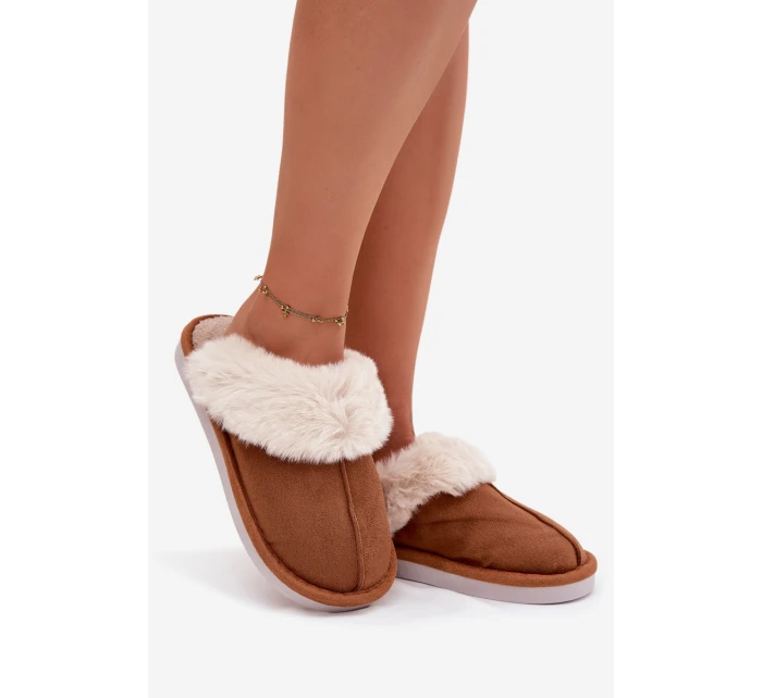 pantofle s kožešinou Camel model 21772494 - Boto