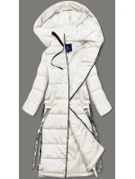 Dámská dlouhá zimní bunda model 21140212 světle béžová Ann Gissy - Good looking