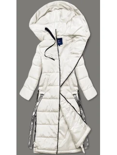Dámská dlouhá zimní bunda model 21140212 světle béžová Ann Gissy - Good looking