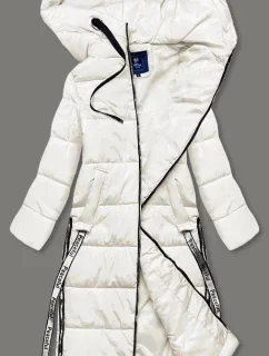 Dámská dlouhá zimní bunda model 21140212 světle béžová Ann Gissy - Good looking