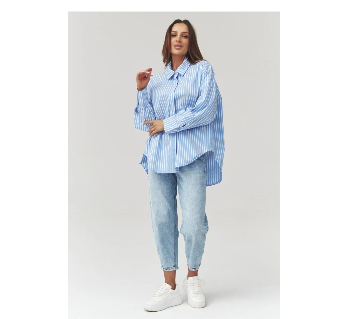 Košile s dlouhým rukávem  model 223361 Makadamia