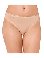 Dámské kalhotky 24/7 Cotton Lace Tai C3P - BROWN - sv. hnědé 6239 - SLOGGI