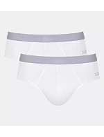 Pánské slipy GO ABC 2.0 Brief 2P - WHITE - bílé 0003 - SLOGGI Pánské slipy GO ABC 2.0 Brief 2P - WHITE - bílé 0003 - SLOGGI