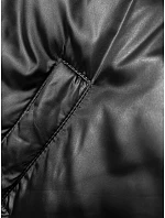 Krátká černá péřová zimní bunda model 21246393 - S'WEST Krátká černá péřová zimní bunda model 21246393 - S'WEST