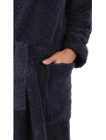 Pánský župan Athena s kapucí 3116 tmavě modrá - Vestis Pánský župan Athena s kapucí 3116 tmavě modrá - Vestis