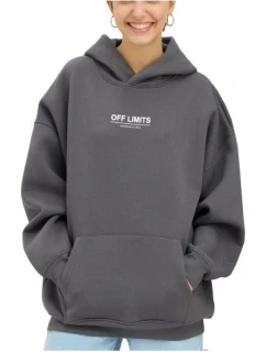 Yourturn unisex mikina s kapucí šedá PO1950124C