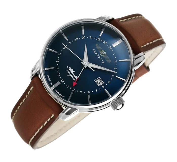 ZEPPELIN Atlantic Timezone 8442-3 Pánské hodinky + krabička ZEPPELIN Atlantic Timezone 8442-3 Pánské hodinky + krabička