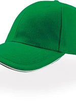 Atlantis Headwear Liberty Sandwich 6 panelová kšiltovka "Liberty Sandwich" 33.0005 light green/white