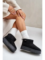 Nízké Sněhové Boty Na Platformě Big Star model 21675281 Černé - Big Star Shoes