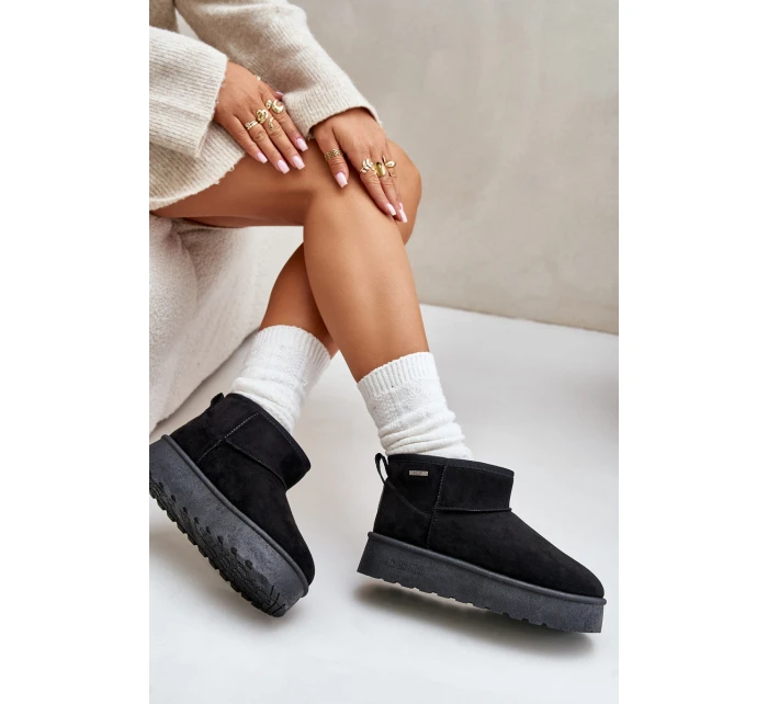 Nízké Sněhové Boty Na Platformě Big Star model 21675281 Černé - Big Star Shoes