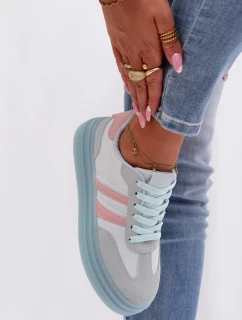 Dámské tenisky na platformě modré Galleria