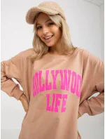 Halenka VI BL model 20742202 béžová a růžová - FPrice Halenka VI BL model 20742202 béžová a růžová - FPrice