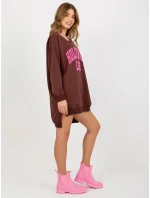 Mikina VI BL model 20742199 hnědá a růžová - FPrice